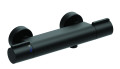 Mitigeur thermostatique noir pour douche gamme pact thewa