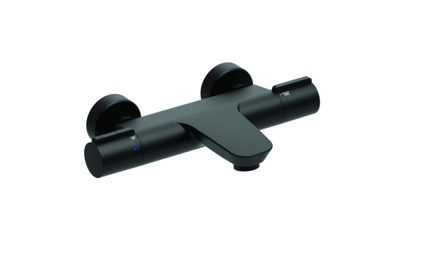 Mitigeur thermostatique noir bain-douche gamme pact thewa