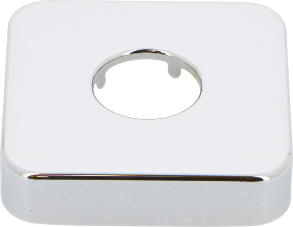 Rosace carree chromee 20x27 