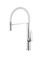 Mit.evier - tubig chrome/blanc 