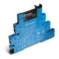 Interface modulaire a relais 6,2mm statique 1no 2a entree 220-240vac sortie 240ac bornes a cage circuit rc integre (388132408240)