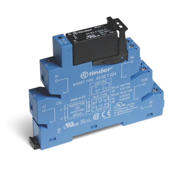 Interface statique in : 12v dc sensible out : 24v dc, bornes à cage (383170129024)