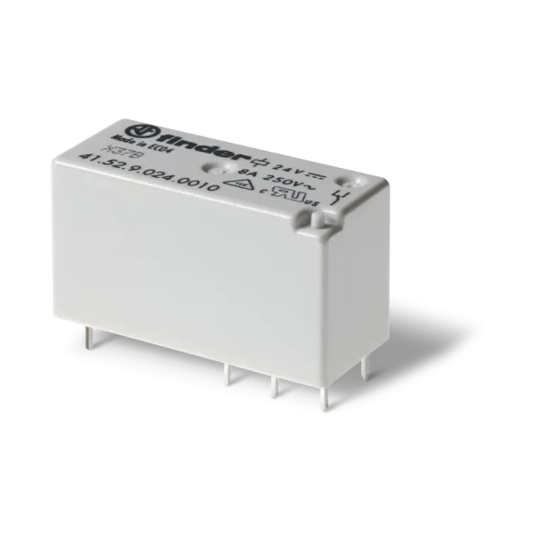 Relais circuit imprime 2rt 8a 48vdc pas de 5mm agni (415290480010)