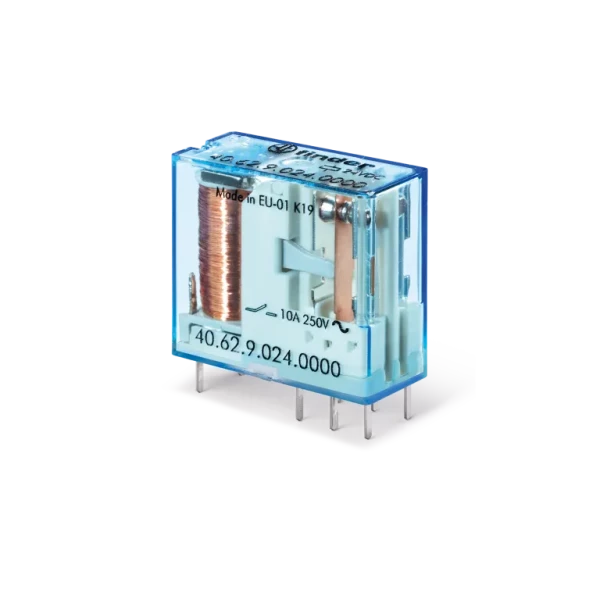 Relais circuit imprime 2rt 10a 12dc s pas de 5mm agsno2 (406270124000PAC)