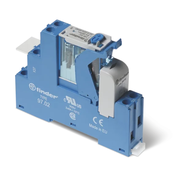 Interface modulaire 2rt 8a 24vac extracteur plastique (4C0280240060SPA)