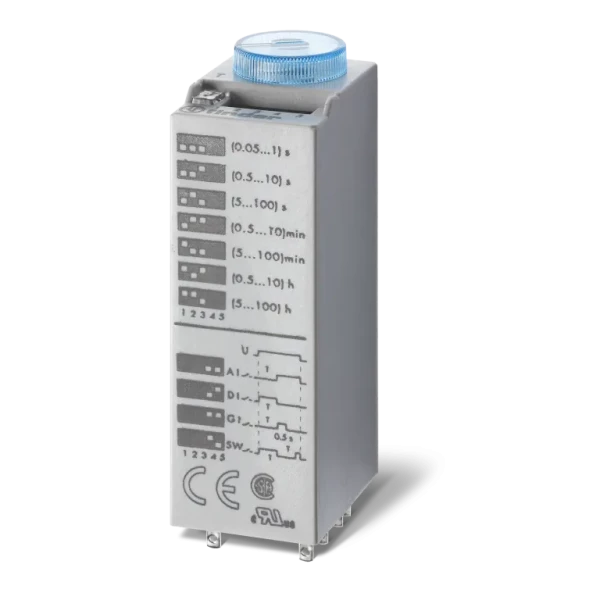 Relais temporise multifonction embrochable sur socle serie 94 3rt 10a 230…240vac 0,05s a 100h (850382400000PAS)
