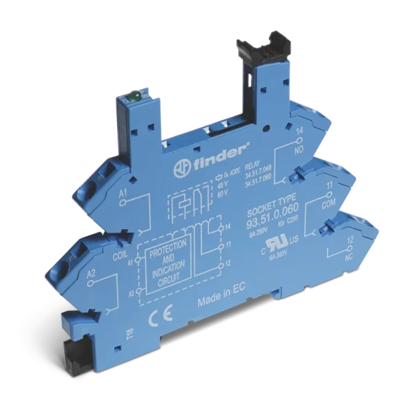 Support rail 35mm serie 34 60vdc borne ressort (93517060)