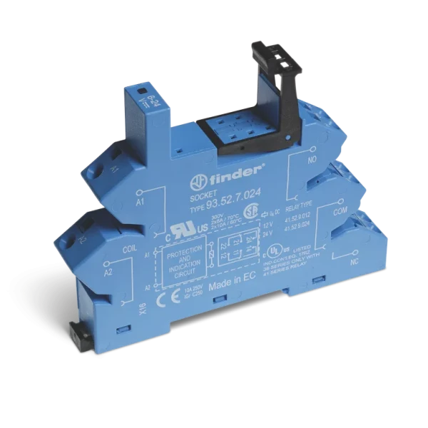 Support rail 35mm serie 41 24vac/dc borne ressort (93520024)