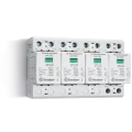 Parafoudre t1 + t2 pour syst triphase associa de 4 varistors et eclateurs uc=260vac iimp=25ka up=1,5kv controle visuel etat du varistor + telesignalisation (7P0582601025)