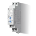 Relais de controle de tension monophase 1rt 10a 230vac controle sous tension surtension mode fenetre umini 170vac umaxi 270vac tempo a l'ouverture reglable de 0,2 a 60 sdes fonct avc/sans memoires2 (7