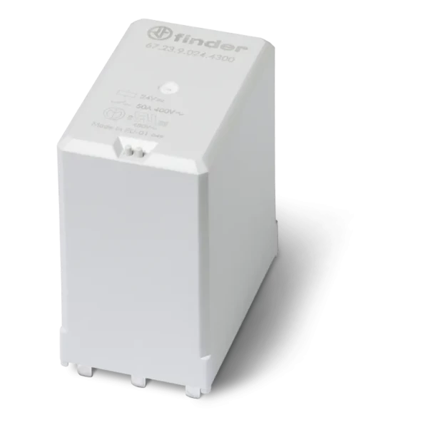 Relais de puissance circuit imprime 3no 50a sous 400vac 24vdc intervalle ? 3mm (672390244300PAS)