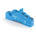 Support 10a 250v série 4031 bleu, étrier métallique, push-in (95p3sma)