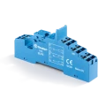 Support 10a 250v séries 4051, 52, 4061, bleu, étrier métallique, push-in (95p5sma)