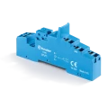 Support 10a 250v série 4661, bleu, étrier métallique, push-in (97p1sma)