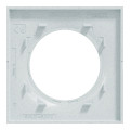 Odace styl, plaque blanc recyclé 1 poste