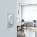 Odace styl, plaque blanc recyclé 1 poste