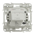 Prise de courant 2P blanc Schneider Odace connexion rapide fixation à vis 
