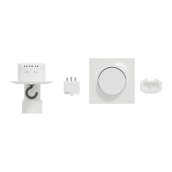 Interrupteur sans fil sans pile blanc Schneider odace styl DCL Ø80