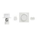 Kit odace sfsp  actionneur dcl + interrupteur + plaque style blanc