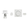 Interrupteur sans fil sans pile blanc Schneider odace styl DCL Ø80