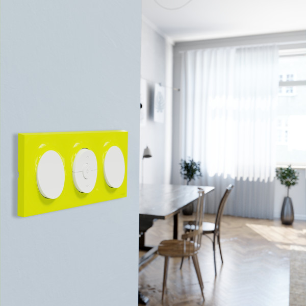 Va-et-vient blanc Schneider Odace 10A fixation à vis