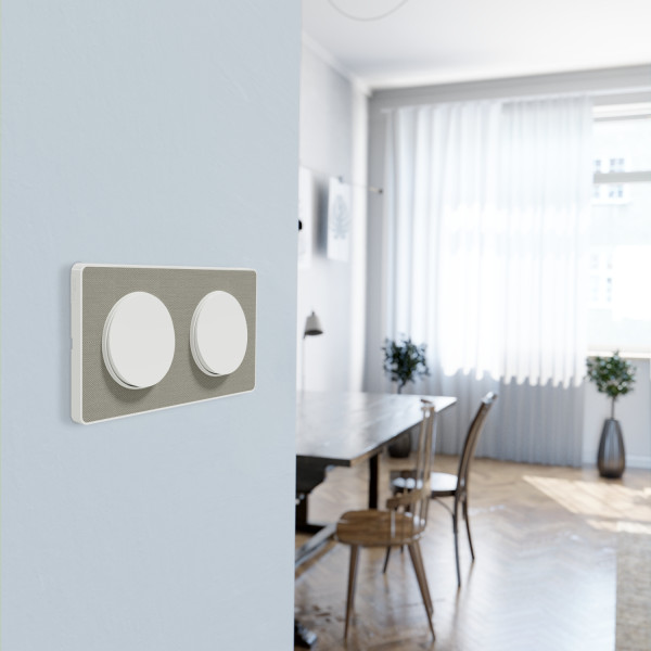 Va-et-vient blanc Schneider Odace 10A fixation à vis