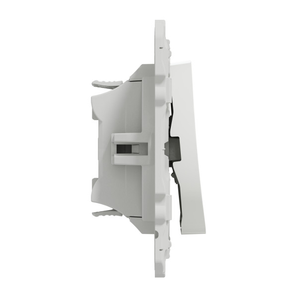 Permutateur blanc Schneider Odace 10A fixation à vis