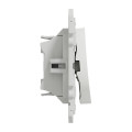 Permutateur blanc Schneider Odace 10A fixation à vis
