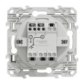 Poussoir blanc Schneider Odace 10A fixation à vis