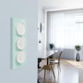Poussoir blanc Schneider Odace 10A fixation à vis