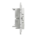 Prise RJ45 Blanche Odace Schneider Electric- Sans connecteur