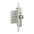 Prise SAT blanche Schneider Odace fixation par vis
