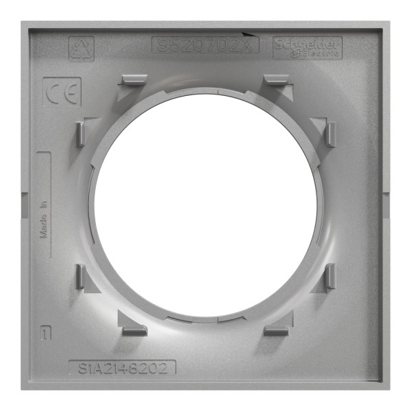 Plaque aluminium Schneider Odace Styl 1 poste