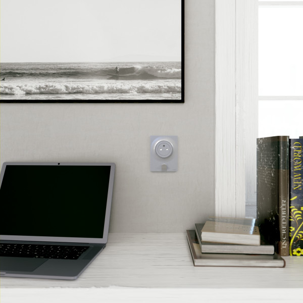 Plaque aluminium Schneider Odace Styl 1 poste