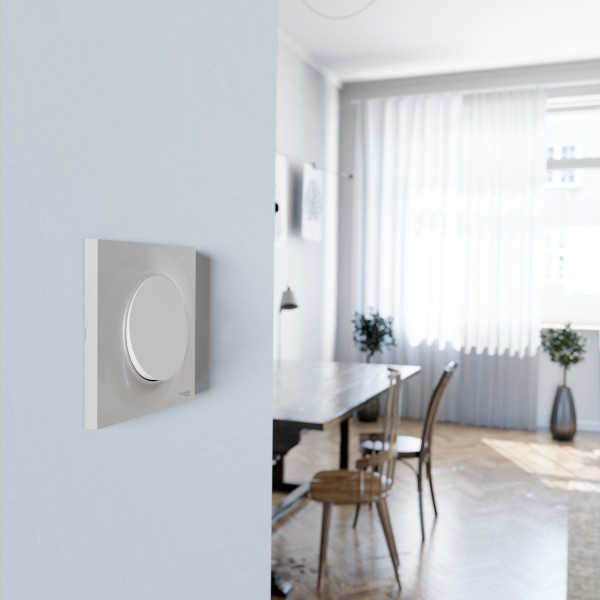 Plaque aluminium Schneider Odace Styl 1 poste