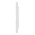 Plaque Blanche 2 Postes Horizontaux ou Verticaux Entraxe 71 mm Odace Styl Schneider