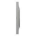 Plaque aluminium Schneider Odace Styl 2 postes entraxe 71mm horizontal ou vertical