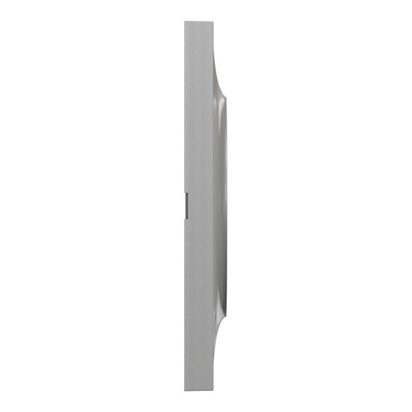 Plaque aluminium Schneider Odace Styl 3 postes entraxe 71mm horizontal ou vertical