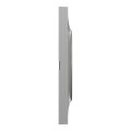 Plaque Aluminium Odace Styl Schneider Electric- 3 Postes - Horizontale - Verticale