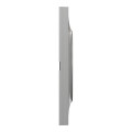 Plaque aluminium Schneider Odace Styl 4 postes entraxe 71mm horizontal ou vertical