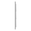 Plaque aluminium Schneider Odace Styl 3 postes verticaux entraxe 57mm 