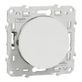 Va-et-vient blanc Schneider Odace 10A fixation à griffes