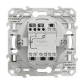 Poussoir blanc Schneider Odace 10A fixation à griffes