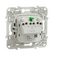 Prise de courant 2P+T aluminium Schneider Odace standard allemand fixation à vis