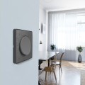 Interrupteur va-et-vient aluminium Schneider Odace 10A connexion rapide fixation à vis