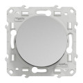 Permutateur aluminium Schneider Odace 10A fixation à vis