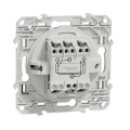Permutateur aluminium Schneider Odace 10A fixation à vis