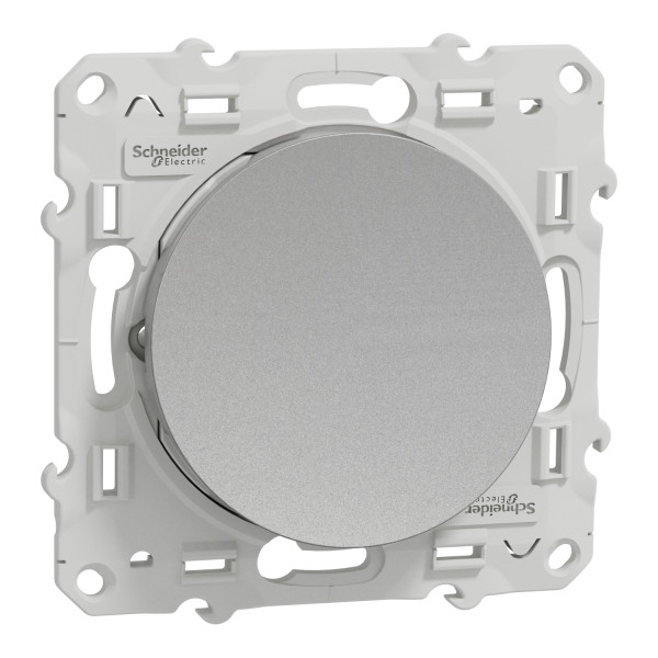 Poussoir Aluminium 10 A Fixation à Vis Odace Schneider