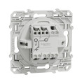 Poussoir aluminium Schneider Odace 10A fixation à vis