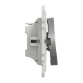 Poussoir aluminium Schneider Odace 10A fixation à vis